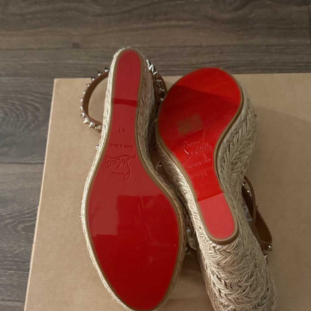 Christian Louboutin Mafaldina Zappa 120 Wedge - Picture 6 of 8